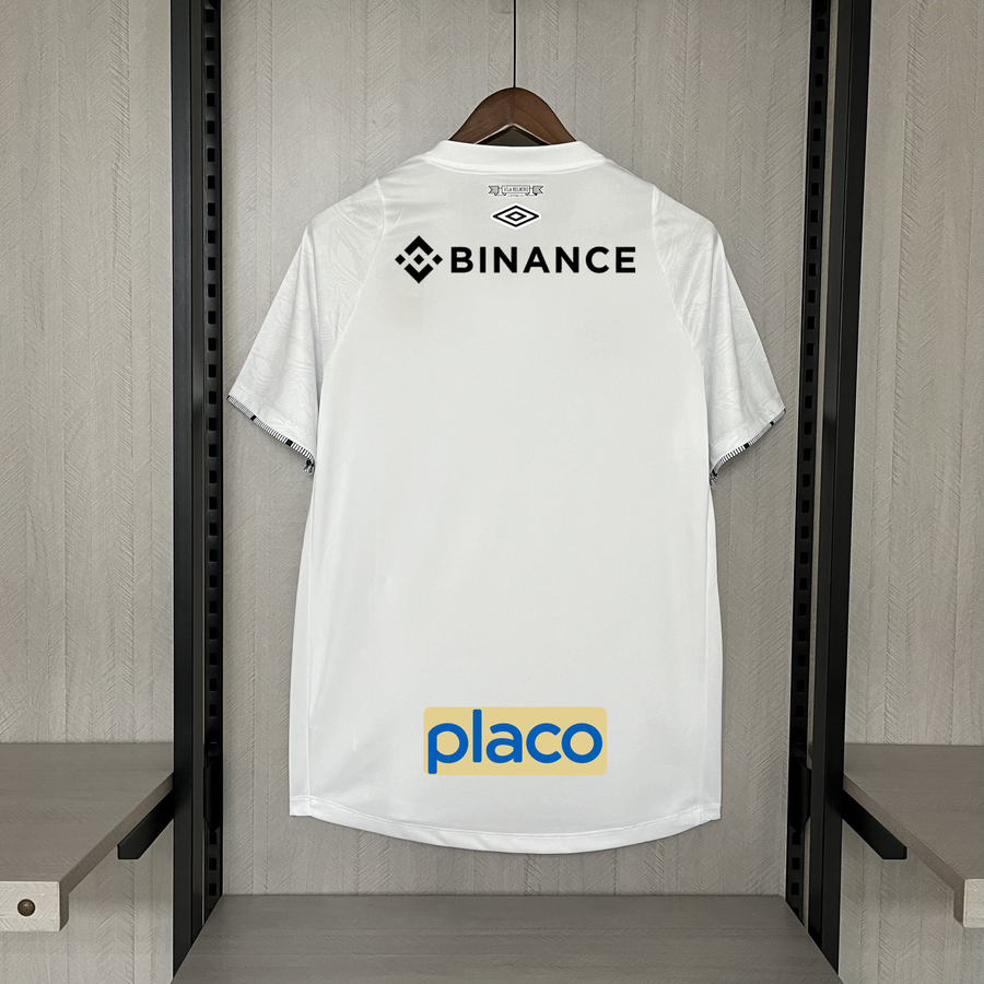 Maillot football Santos domicile All Sponsors 2024/25