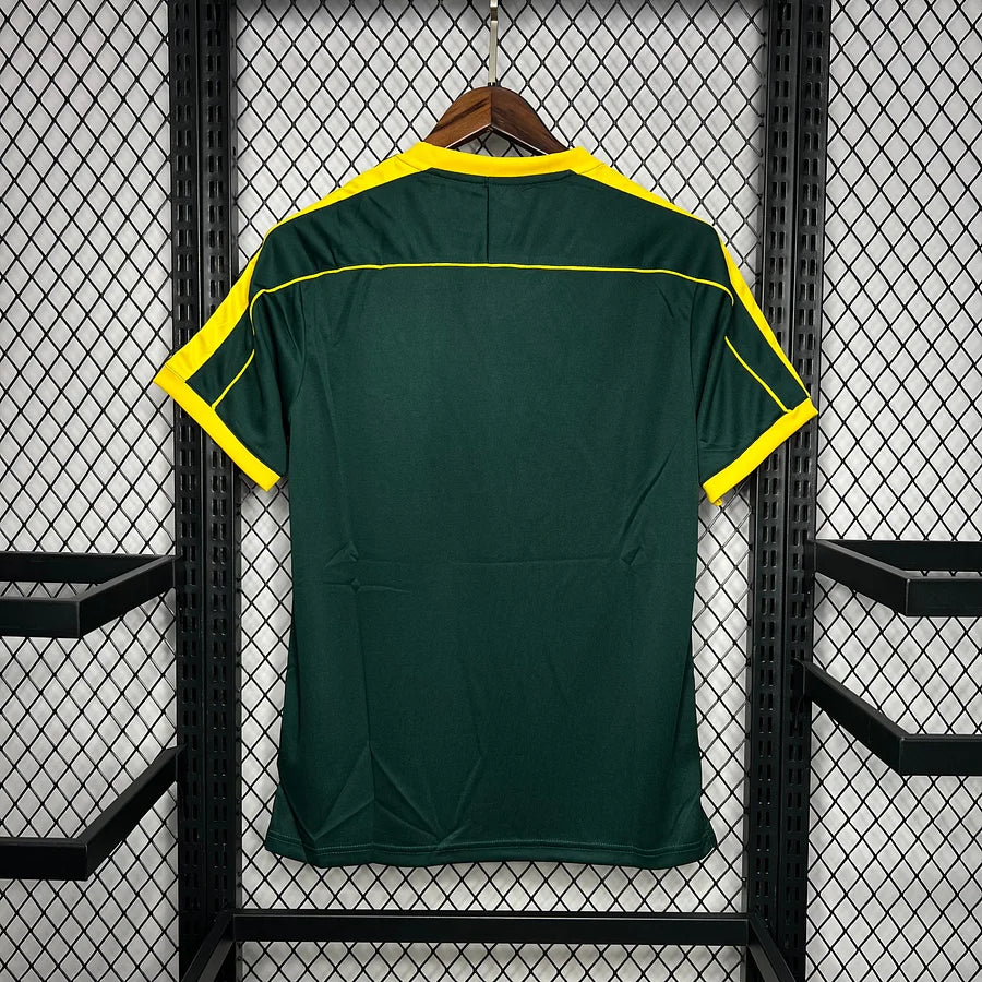 Brésil Maillot Foot Retro vert 1998