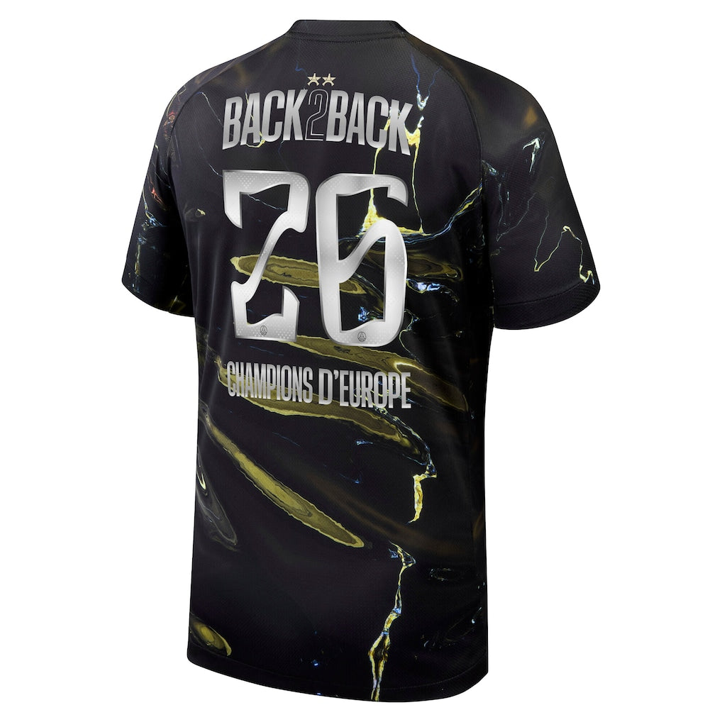 MAILLOT PSG Noir BACK2BACK 2 ÉTOILES ⭐️ ⭐️