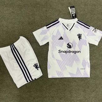 KIT ENFANT MANCHESTER UNITED EXTÉRIEUR 2025/2026