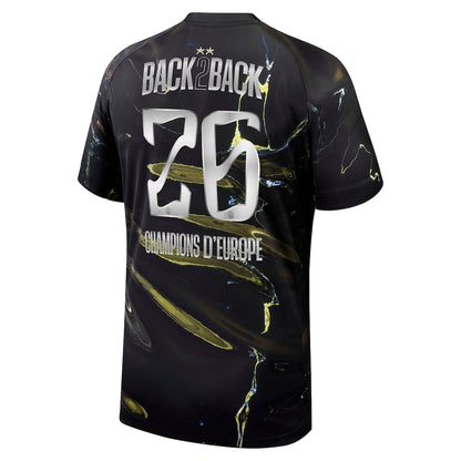 MAILLOT PSG Noir BACK2BACK 2 ÉTOILES ⭐️ ⭐️