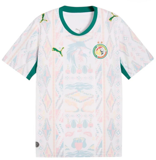 Maillot extérieur Sénégal 2 étoiles Coupe du monde 2026